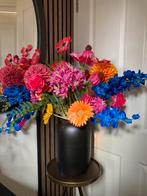 Prachtige Zijden bloemen in vaas Zwart Zijde Set 185,00-10%, Ophalen of Verzenden, Nieuw