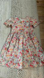 Vintage handgemaakt katoen bloemen jurkje 122 cottage stijl, Ophalen of Verzenden, Zo goed als nieuw, Meisje, Jurk of Rok