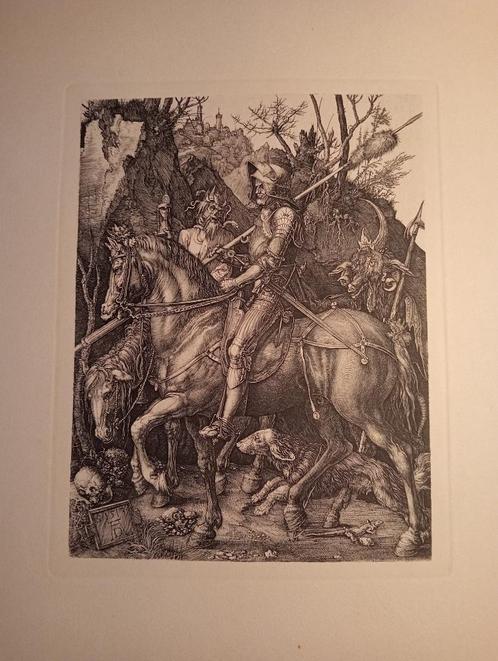 Albecht Dürer; Ritter, Tot uns Teufel, Antiek en Kunst, Kunst | Etsen en Gravures, Ophalen