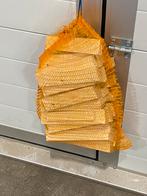 Aanmaakhout in netzak, Tuin en Terras, Minder dan 3 m³, Ophalen of Verzenden, Overige houtsoorten, Blokken