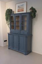 Houten Servieskast - 130 x 190 cm, Ophalen, Gebruikt, 100 tot 150 cm, 150 tot 200 cm