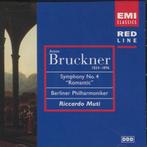 BRUCKNER Symphony no. 4 CD MUTI EMI NIEUWSTAAT, Cd's en Dvd's, Cd's | Klassiek, Ophalen of Verzenden, Romantiek, Zo goed als nieuw
