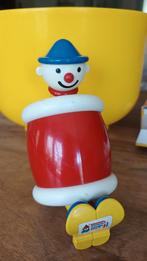 Leuk vintage babyspeelgoed Ambi Toys barrel Jack clown, Ophalen of Verzenden, Zo goed als nieuw, Overige typen