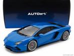 1:18 Lamborghini Aventador S - Blu Nila (AutoArt), Ophalen, Nieuw, Auto, Autoart