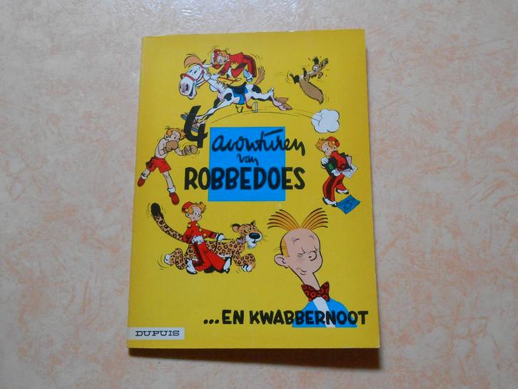 Robbedoes en Kwabbernoot 1 4 Avonturen van Robbedoes ...en, Boeken, Stripboeken, Zo goed als nieuw, Eén stripboek, Ophalen of Verzenden