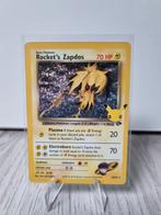 Rocket's Zapdos Celebrations holo, Losse kaart, Zo goed als nieuw, Verzenden