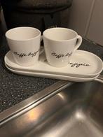 2 x caffee doppio riviera maison, Huis en Inrichting, Ophalen of Verzenden, Zo goed als nieuw, Rond, Hout