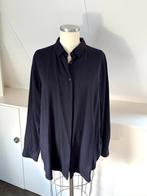 UNIQLO donkerblauwe blouse zgan  42/44 CHCS viscose, Kleding | Dames, Blouses en Tunieken, Blauw, Maat 42/44 (L), Ophalen of Verzenden