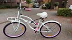 24 inch Witte Johnny Loco achtige meisjes fiets, Fietsen en Brommers, Fietsen | Cruisers en Lowriders, Ophalen, Gebruikt, Staal