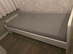 Ikea askvoll met lattenbodem, Ophalen, 90 cm, Eenpersoons, Wit