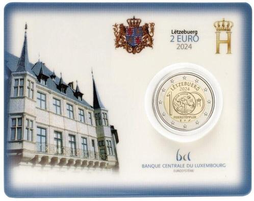 Luxemburg 2024 - Feiersteppler - 2 euro CC - coincard, Postzegels en Munten, Munten | Europa | Euromunten, Setje, 2 euro, Luxemburg