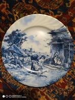 Delfts blauw wandbord, Ophalen of Verzenden