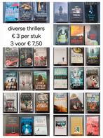 Diverse thrillers (zie omschrijving), Ophalen of Verzenden, Zo goed als nieuw, Nederland