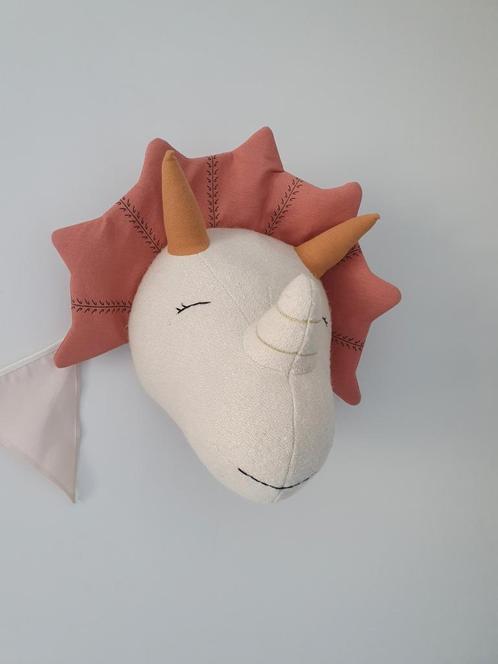 Dino muurkop - kinderkamer dinosaurus muur, Kinderen en Baby's, Kinderkamer | Inrichting en Decoratie, Zo goed als nieuw, Wanddecoratie