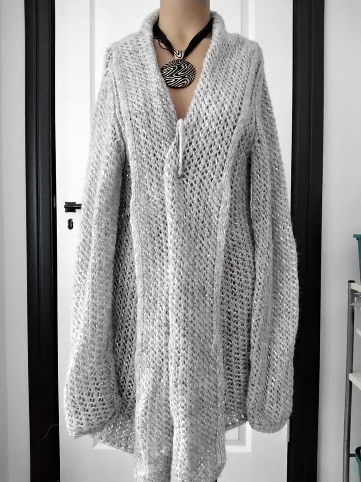 Sarah Pacini Vest Wit Glitter - Nieuwstaat, Kleding | Dames, Truien en Vesten, Nieuw, Wit, Ophalen of Verzenden