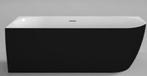 Vrijstaand hoekbad zwart met wit, Doe-het-zelf en Verbouw, Sanitair, Ophalen, Nieuw, Bad