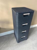 Ladekast kunststof, Huis en Inrichting, Kasten | Ladekasten, Ophalen, Zo goed als nieuw, 3 of 4 laden, Minder dan 100 cm