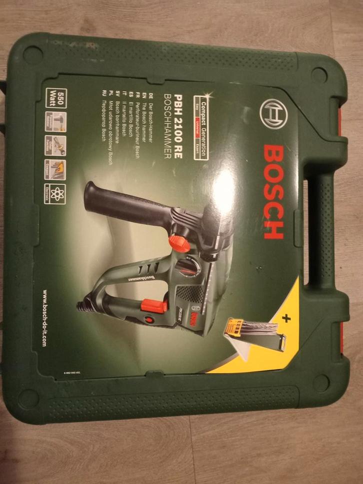 Bosch PBH 2100 RE Boorhamer, Doe-het-zelf en Verbouw, Gereedschap | Boormachines, Gebruikt, Boor- en/of Breekhamer, 400 tot 600 watt