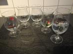 Bierglazen: 5 stuks (Dwerg 4 stuks en Omer 1), Ophalen, Zo goed als nieuw, Glas of Glazen, Overige merken