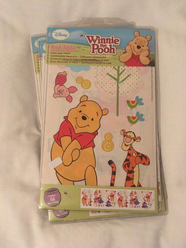 Winnie the Pooh zelfklevende interieurstickers, Kinderen en Baby's, Kinderkamer | Inrichting en Decoratie, Nieuw, Wanddecoratie