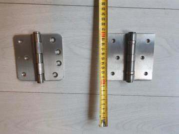 Rvs scharnieren in 2 soorten merk BSW beschikbaar voor biedingen