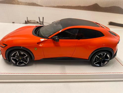 1:18 Runner Ferrari Purosangue orange, Hobby en Vrije tijd, Modelauto's | 1:18, Nieuw, Auto, Overige merken, Ophalen of Verzenden
