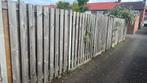 Gebruikte houtbeton schutting, Tuin en Terras, Ophalen, 6 meter of meer, Hout, 1 tot 2 meter