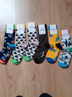 Happy socks 6 paar maat 36-40, Sokken en Kniesokken, Overige kleuren, Nieuw, Overige maten