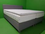 XXL BOXSPRING 2 m breed + topper en hoofdbord ook 210 / 220, Crème, Verzenden, Iboxz.nl, Overige maten