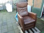 STA OP STOEL, Huis en Inrichting, Fauteuils, Ophalen, Gebruikt, 50 tot 75 cm, Leer