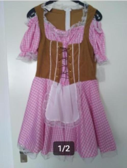 Tiroler jurk met vaste petticoat mt 36 / 38, Kleding | Dames, Carnavalskleding en Feestkleding, Nieuw, Kleding, Maat 36 (S), Ophalen of Verzenden