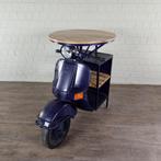 25421 Statafel Bartafel Scooter Mangohout Metaal 1,07 m, Ophalen, Nieuw