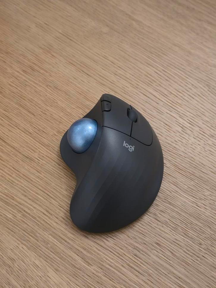 Logitech ERGO M575S Draadloze Trackball Muis - Zwart, Computers en Software, Muizen, Nieuw, Muis, Rechtshandig, Draadloos, Ergonomisch