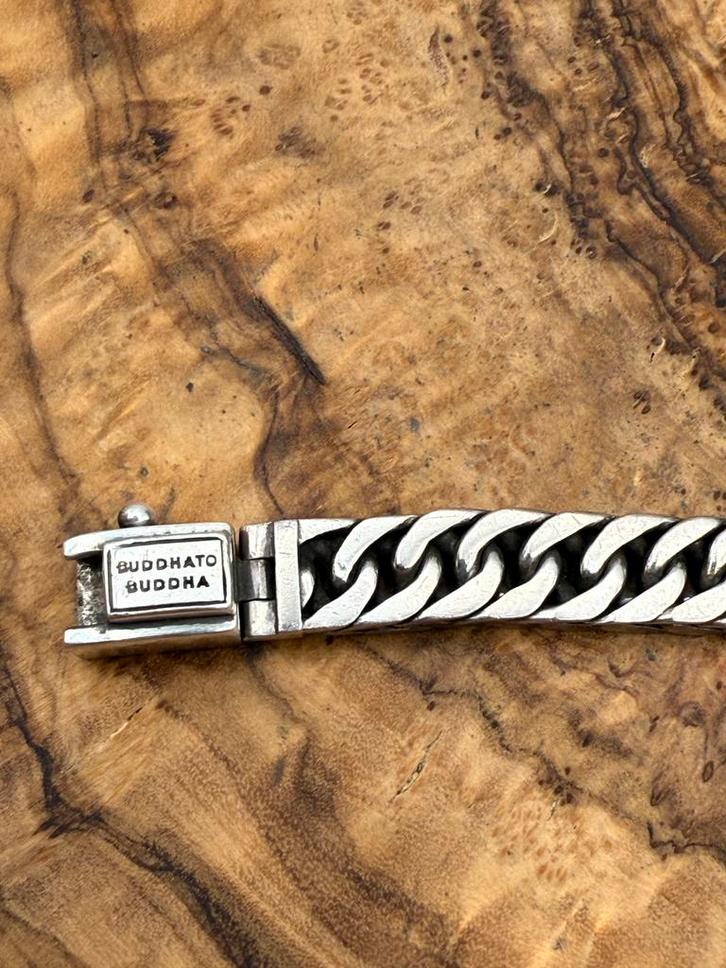 “ESTHER XS” buddha to buddha, maat: E “GEPOLIJST”, Sieraden, Tassen en Uiterlijk, Armbanden, Zo goed als nieuw, Zilver, Zilver