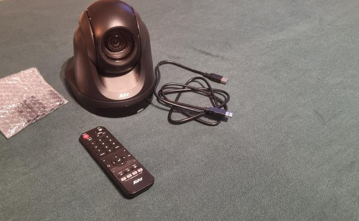 AVer DL30  AI Tracking camera PoE RTSP, Computers en Software, Webcams, Zo goed als nieuw, Bedraad, ChromeOS, MacOS, Windows, Android