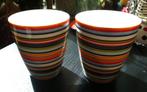 NIEUW IITTALA ORIGO Oranje 2 bekers Alfredo Haberli 0,25l, Nieuw, Overige stijlen, Kop(pen) en/of Schotel(s), Ophalen of Verzenden