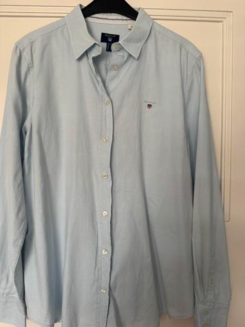 Gant blouse/overhemd maat 40 lichtblauw beschikbaar voor biedingen