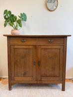 Vintage dressoir kast met houtsnijwerk, Ophalen of Verzenden, Gebruikt, 25 tot 50 cm, 100 tot 150 cm