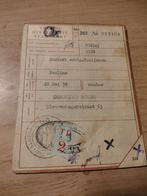 Tweede Distributie Stamkaart Ubach over Worms, Verzamelen, Militaria | Tweede Wereldoorlog, Ophalen of Verzenden, Nederland