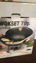 Wokset, Witgoed en Apparatuur, Gourmetstellen, Ophalen, Nieuw, 4 t/m 7 personen