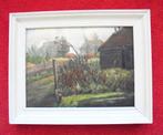 J.B.A.Lohmann.1884-1960. Landschap met boerenhuizen., Ophalen of Verzenden
