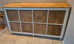 IKEA Kallax kast 2x4 - 8 vakken, Ophalen, Gebruikt, 150 tot 200 cm, Met lade(s)
