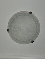 Plafonnieres,  2 stuks, Ophalen, Gebruikt, Glas, Vintage