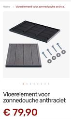 Arebos Vloerelement voor Zonnedouche Antraciet, Minder dan 80 cm, Overige typen, Nieuw, Ophalen of Verzenden