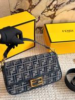 Fendi  geborduurde damestas, Verzenden, Nieuw, Zwart, Handtas