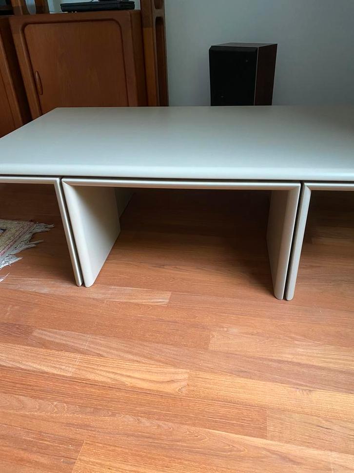 Leolux Maya 3 delige salontafelset, Huis en Inrichting, Tafels | Salontafels, Gebruikt, Minder dan 50 cm, 50 tot 100 cm, 100 tot 150 cm