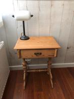 Oud Naaitafeltje met Lade, Huis en Inrichting, 45 tot 60 cm, Minder dan 55 cm, Gebruikt, Vierkant