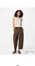 ZGAN! Mooie pantalon van Uniqlo Tappered fit model maat XL!, Verzenden, Wit, Maat 46/48 (XL) of groter, Zo goed als nieuw
