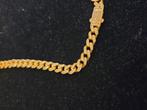 14 k gouden cuban ketting 40,5 gram 60 cm, Sieraden, Tassen en Uiterlijk, Kettingen, Ophalen of Verzenden, Nieuw, Goud, Goud