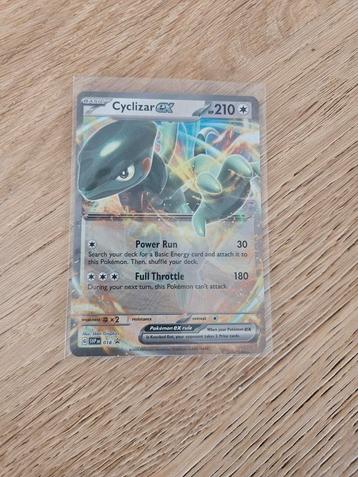 Pokemon Kaart - Cyclizar ex SV4P 018 beschikbaar voor biedingen